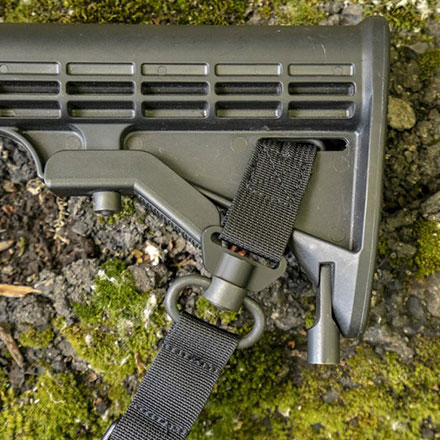 Buttstock Sling Tail Push Button Base Adapter