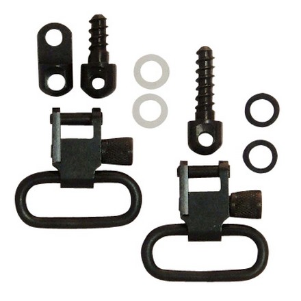 1" Blued Swivel Set For Ruger 10/22, 44Mag & # 3 Carbines