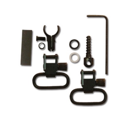Two Piece Barrel Band and 1" Swivel Set For Tube Size .850 To .900 Diameter
