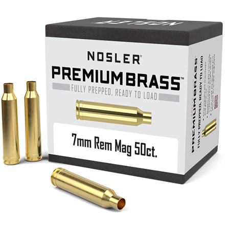 7mm Remington Magnum Unprimed Rifle Brass 50 Count