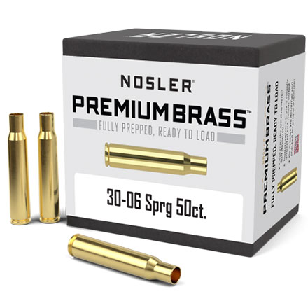 30-06 Springfield Unprimed Rifle Brass 50 Count