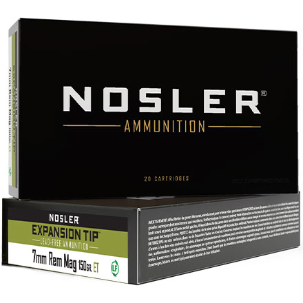 7mm Remington Mag 150 Grain E-  Tip 20 Rounds