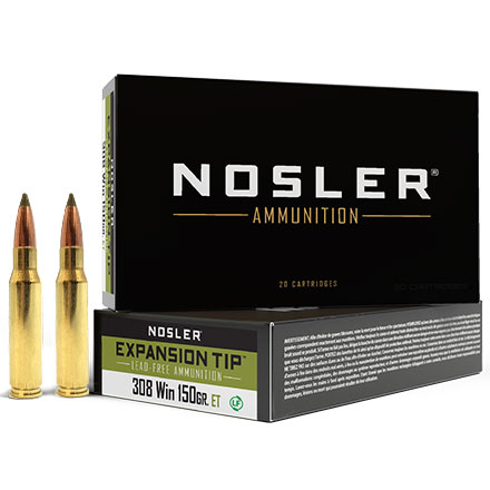 308 Winchester 150 Grain E-Tip 20 Rounds