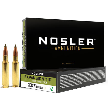 308 Winchester 168 Grain E-Tip 20 Rounds