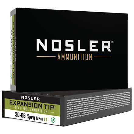30-06 Springfield 168 Grain E-Tip 20 Rounds