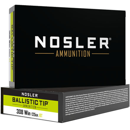 308 Winchester 125 Grain Ballistic Tip 20 Rounds