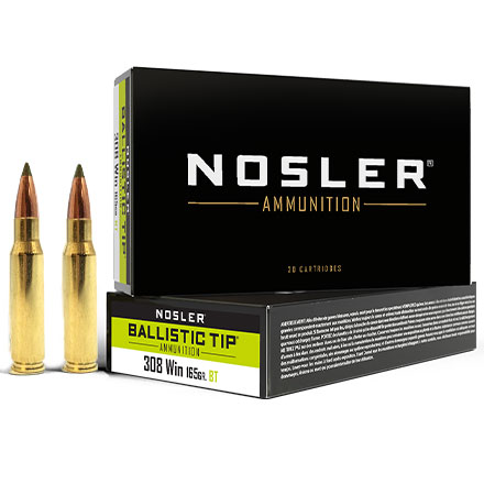 308 Winchester 165 Grain Ballistic Tip 20 Rounds
