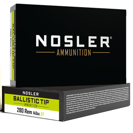 280 Remington 140 Grain Ballistic Tip 20 Rounds