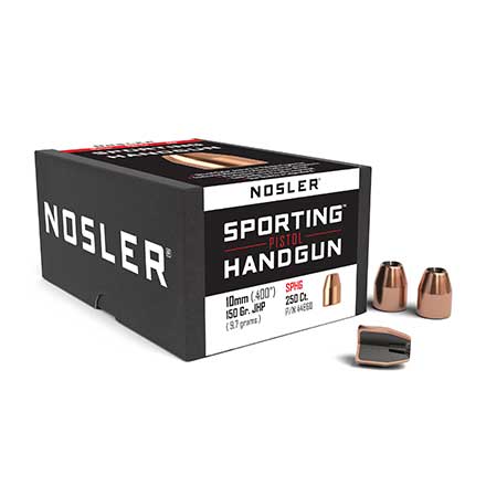 10mm .400 Diameter 150 Grain Jacketed Hollow Point 250 Count