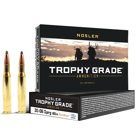 30-06 Springfield 180 Grain Partition Trophy Grade 20 Rounds