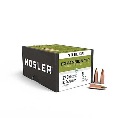 22 Caliber 55 Grain E-Tip Lead Free 50 Count
