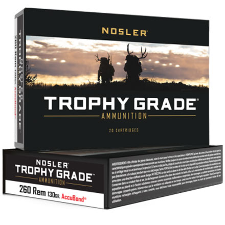 260 Remington 130 Grain AccuBond 20 Count