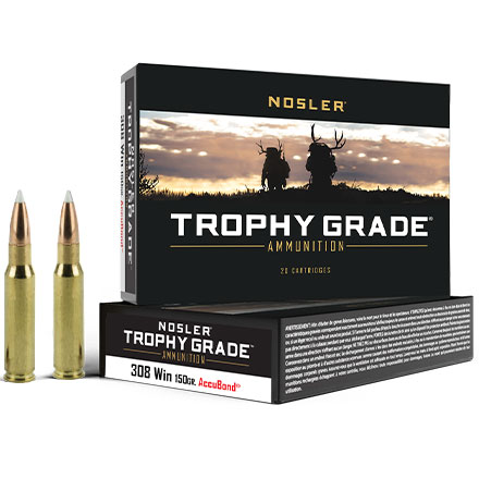 308 Winchester 150 Grain AccuBond Trophy Grade 20 Rounds