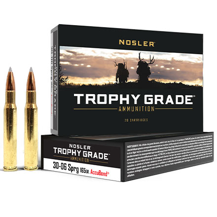 30-06 Springfield 165 Grain AccuBond Trophy Grade 20 Rounds