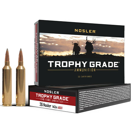 26 Nosler 142 Grain AccuBond Long Range 20 Rounds