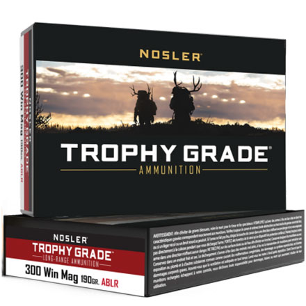 300 Winchester Mag 190 Grain Long Range AccuBond 20 Rounds