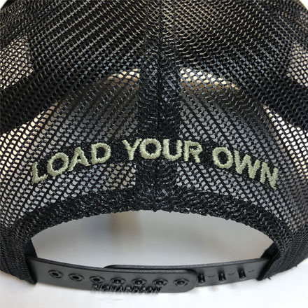 Richardson 112 Loden Green and Black Mesh Trucker Cap With PVC Midsouth Brand