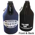 Midsouth Shooters Premium Collapsible Foam 64oz Growler Bottle Zipper Insulator Red