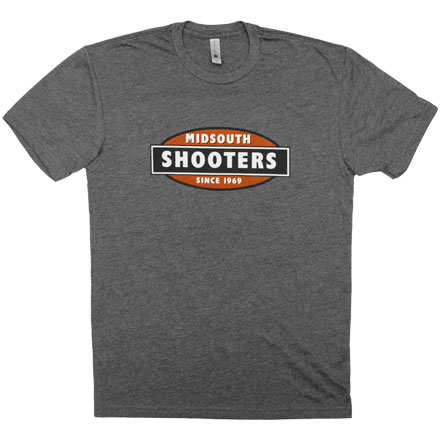 Limited Edition Midsouth Shooters Charcoal Gray T-Shirt with Color Logo - Large