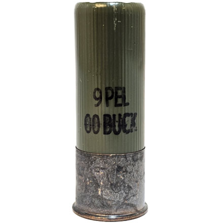 Winchester Active Duty 12 Gauge 2-3/4" 00 Buckshot 9 Pellets 25 Rounds