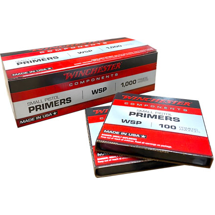 Winchester Small Pistol Primers 1000 Count