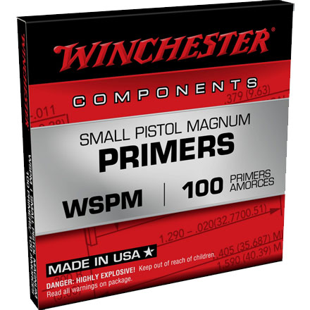 Winchester Small Pistol Magnum Primers 1000 Count