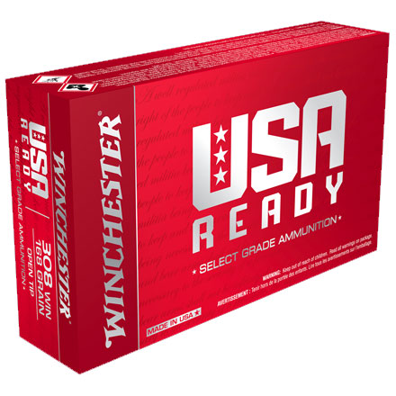 223 Remington 62 Grain USA Ready Open Tip 20 Rounds