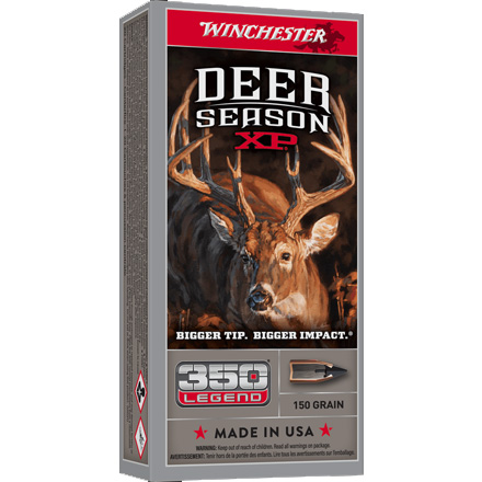 350 Legend 150 Grain Deer Season XP Extreme Point 20 Rounds