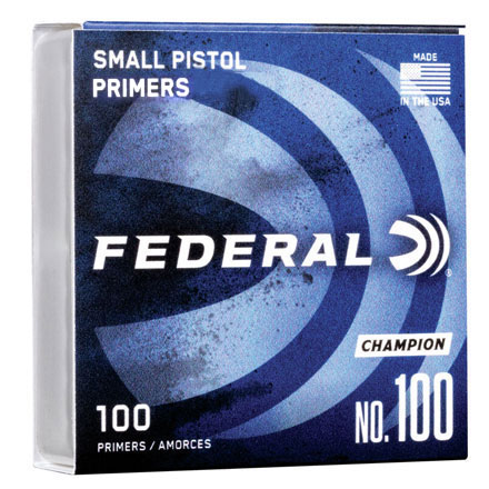 Federal Champion #100 Small Pistol Primers 1000 Count