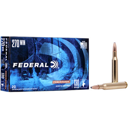 270 Winchester 130 Grain Power-Shok Soft Point 20 Rounds