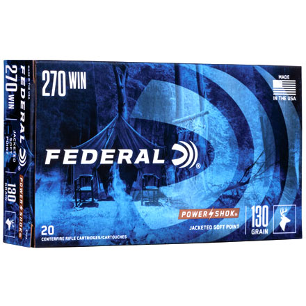 270 Winchester 130 Grain Power-Shok Soft Point 20 Rounds