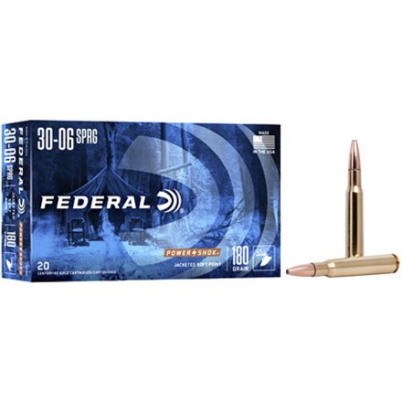30-06 Springfield 180 Grain Power-Shok Soft Point 20 Rounds