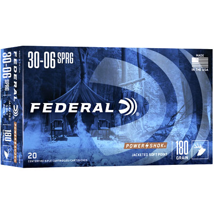 30-06 Springfield 180 Grain Power-Shok Soft Point 20 Rounds