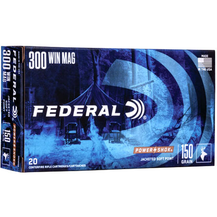 300 Winchester Mag 150 Grain Power-Shok Soft Point 20 Rounds