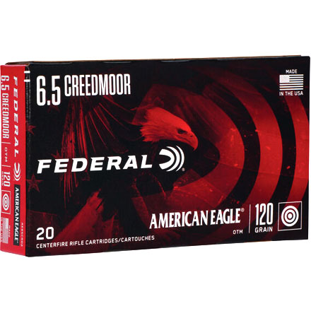 6.5 Creedmoor 120 Grain Open Tip Match 20 Rounds