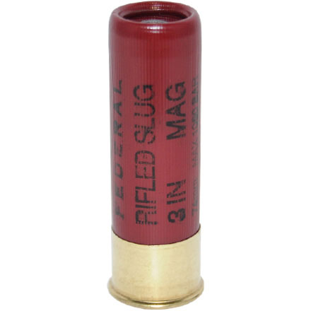 12 Gauge 3" 1-1/4 Oz Hollow Point Rifled Slug 5 Rounds