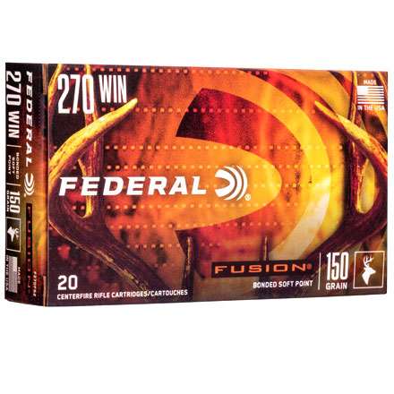 270 Winchester 150 Grain Fusion 20 Rounds