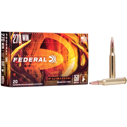 270 Winchester 150 Grain Fusion 20 Rounds