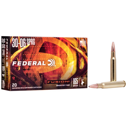 30-06 Springfield 165 Grain Fusion 20 Rounds
