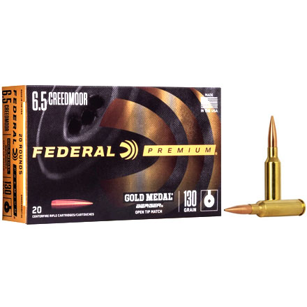6.5 Creedmoor 130 Grain Berger VLD  20 Rounds