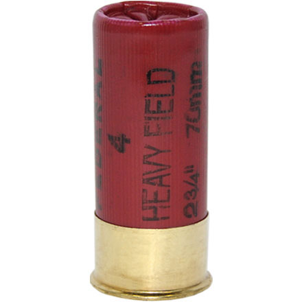 12 Gauge 2-3/4" 1-1/8 Oz Game-Shok Heavy Field Lead #4 Shot 25 Rounds