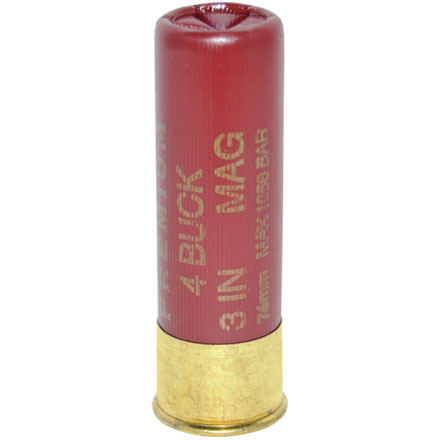 12 Gauge 3" #4 Buck Vital-Shok Buckshot 5 Rounds