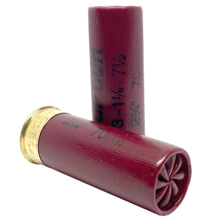 12 Gauge 2-3/4" 1-1/8 Oz 3 Dram Top Gun Target #7.5 Shot 25 Rounds