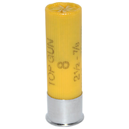 20 Gauge 2-3/4" 7/8 Oz Dram Top Gun Target #8 Shot 25 Rounds