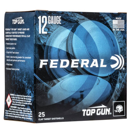 12 Gauge 2-3/4" 1-1/8 Oz Top Gun Target #8 Shot 25 Rounds