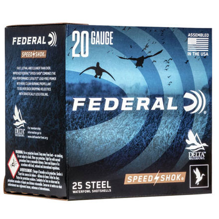20 Gauge 3" 7/8 Oz #3 Speed-Shok High Velocity Shotshells 25 Rounds