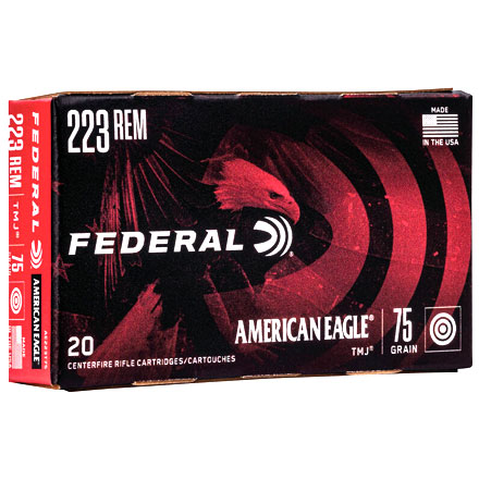 223 Remington 75 Grain Total Metal Jacket 20 Rounds