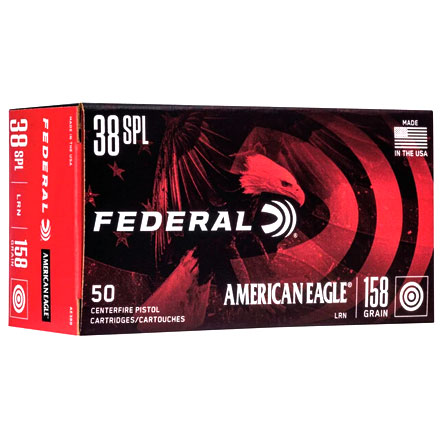 American Eagle 38 Special 158 Grain Round Nose 50 Rounds