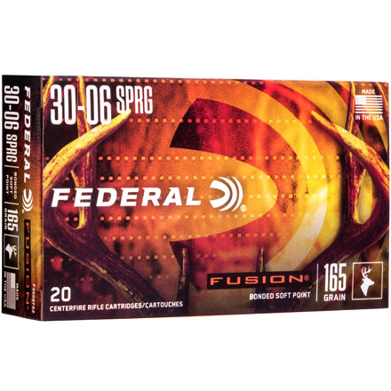 30-06 Springfield 165 Grain Fusion 20 Rounds