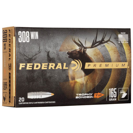 308 Winchester 165 Grain Vital-Shok Trophy Bonded Tip 20 Rounds